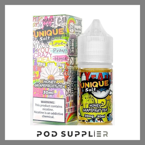 Honey Grapefruit Tea ( Trà Bưởi Mật Ong Lạnh ) By Unique Salt Nic 30ML