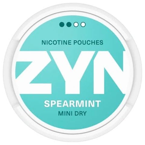  ZYN Spearmint ( Kẹo Gum Bạc Hà ) Mini Dry 3mg 