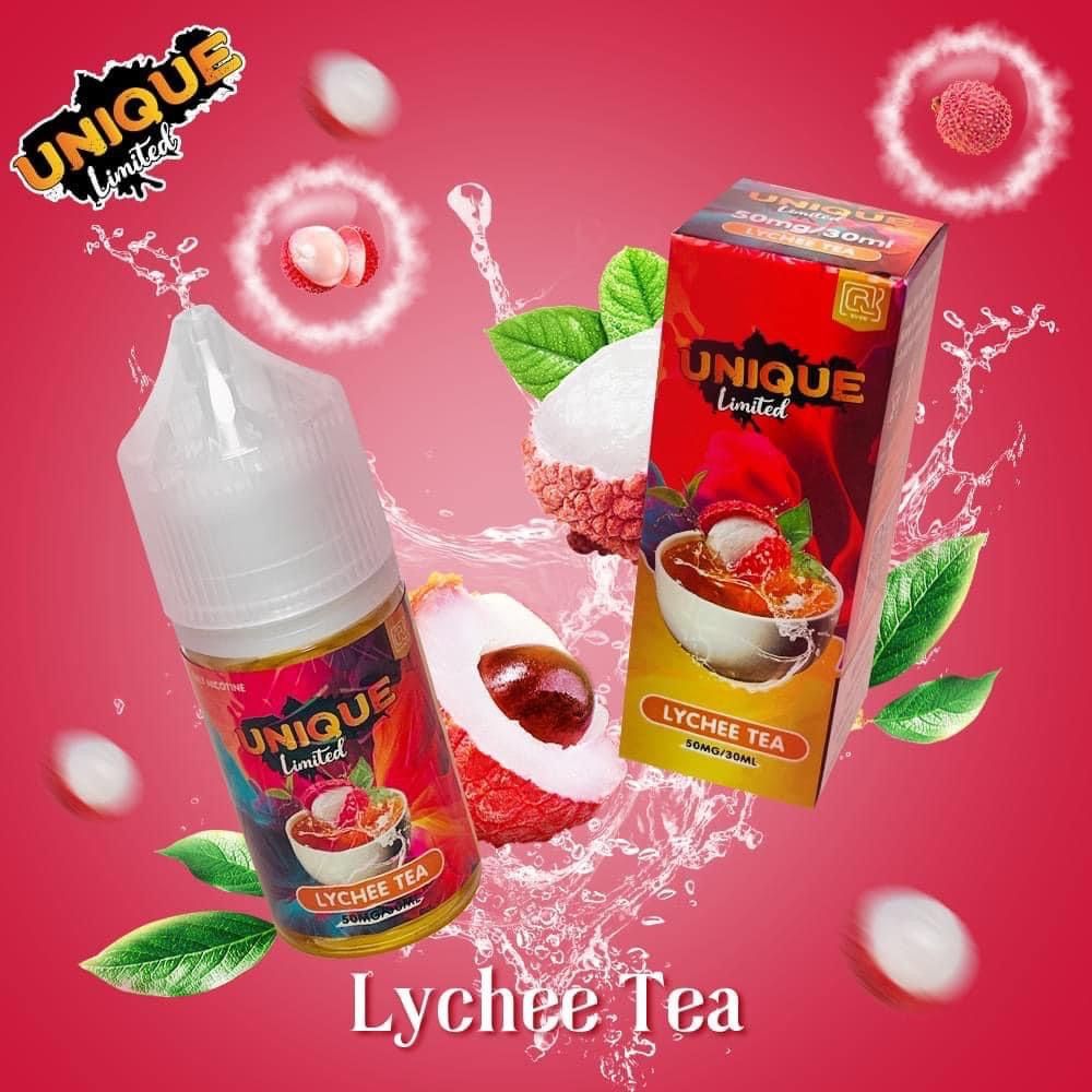  Lychee Tea ( Trà Vải Lạnh ) By Unique Limited  Salt Nic 30ML 