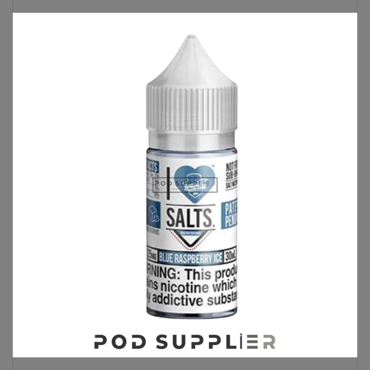  Blue Raspberry Ice ( Mâm Xôi Lạnh ) By I Love Salts By Mad Hatter Salt Nic 