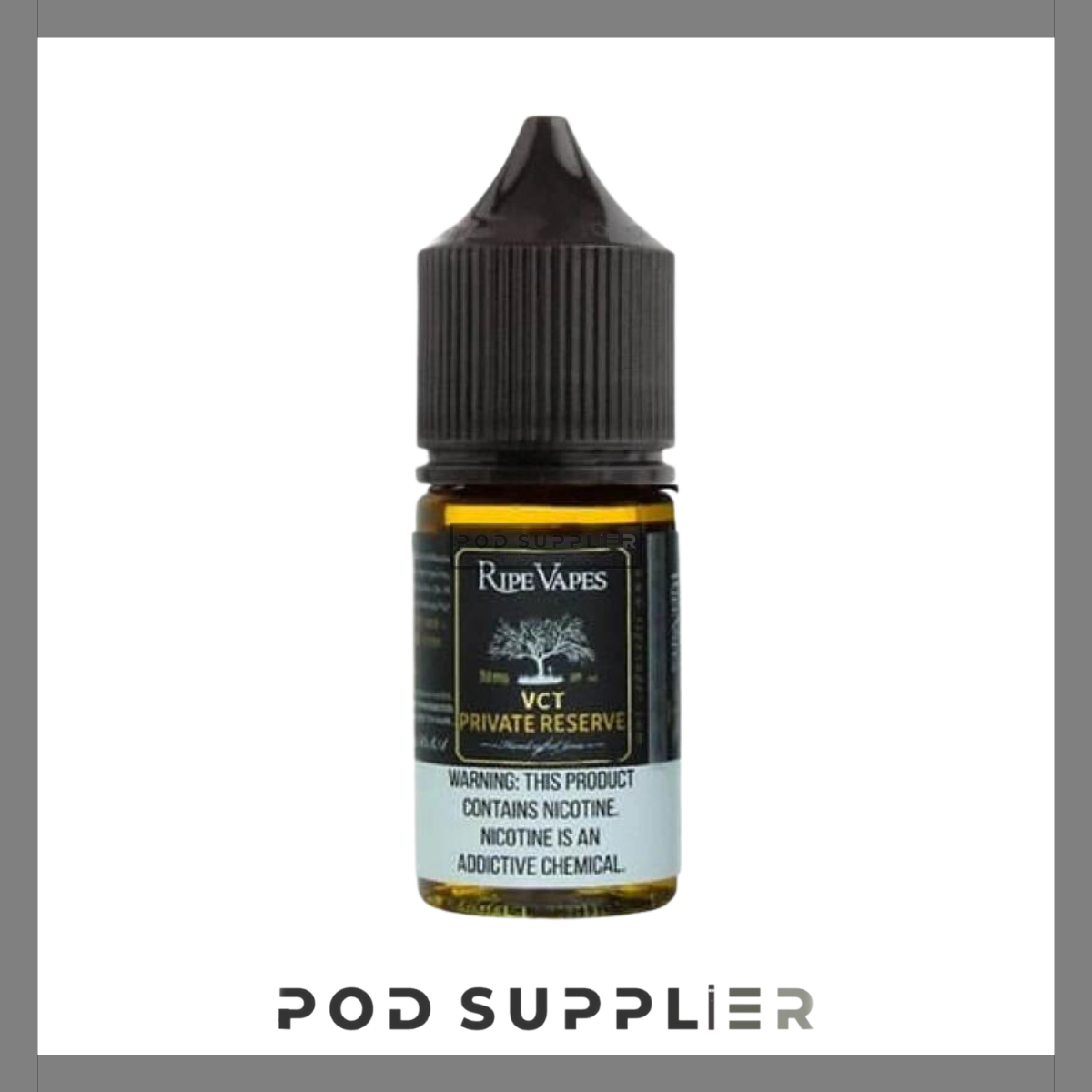  VCT Black ( Thuốc Lá ) By Ripe Vapes Private Reserve Salt Nic 30ML 