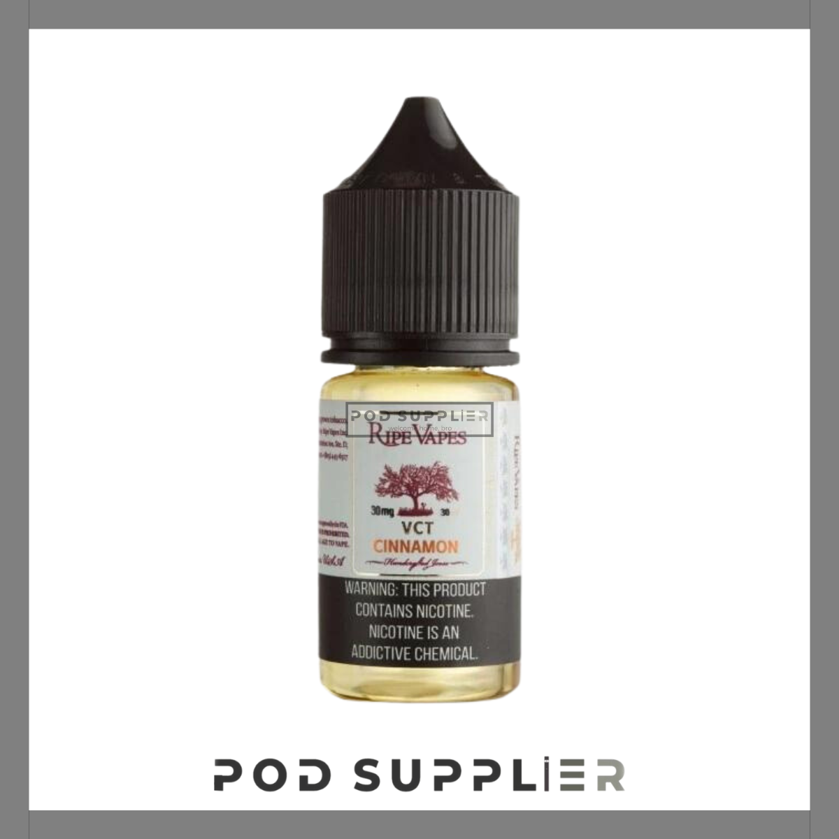  VCT Cinnamon ( Thuốc Lá Kem Quế ) By Ripe Vapes Salt Nic 30ML 