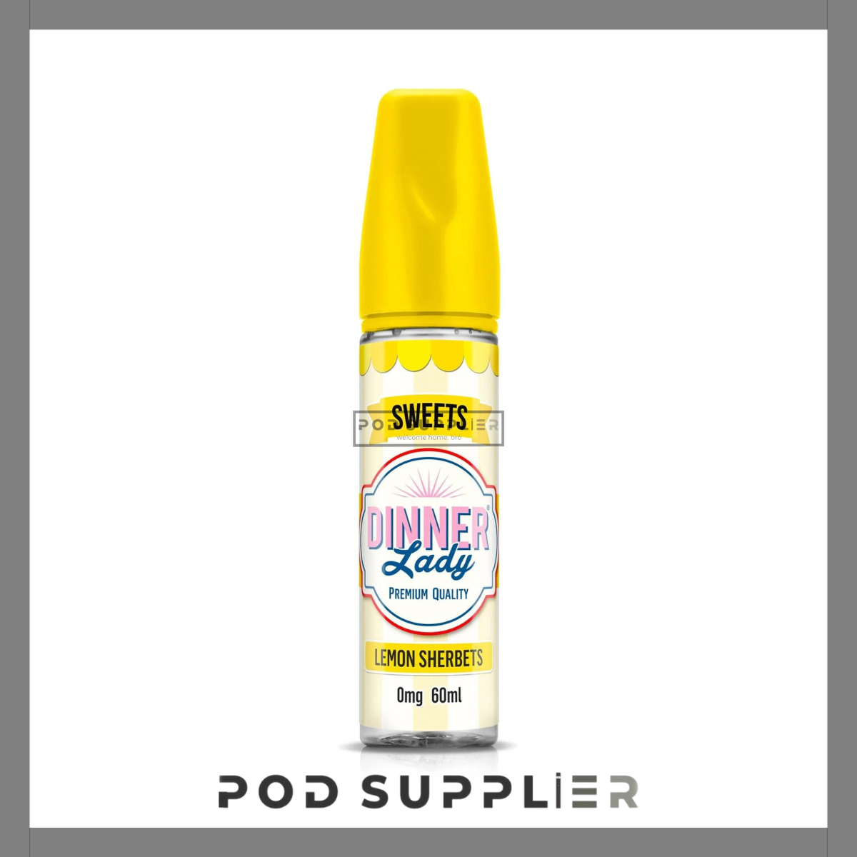  Lemon Sherbet ( Kẹo Chanh ) By Dinner Lady Sweets Freebase 60ML 