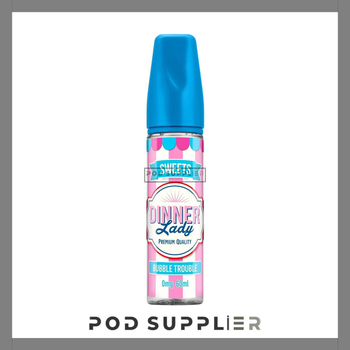  Bubble Trouble ( Kẹo 7 Màu ) Dinner Lady Sweets Freebase 60ML 