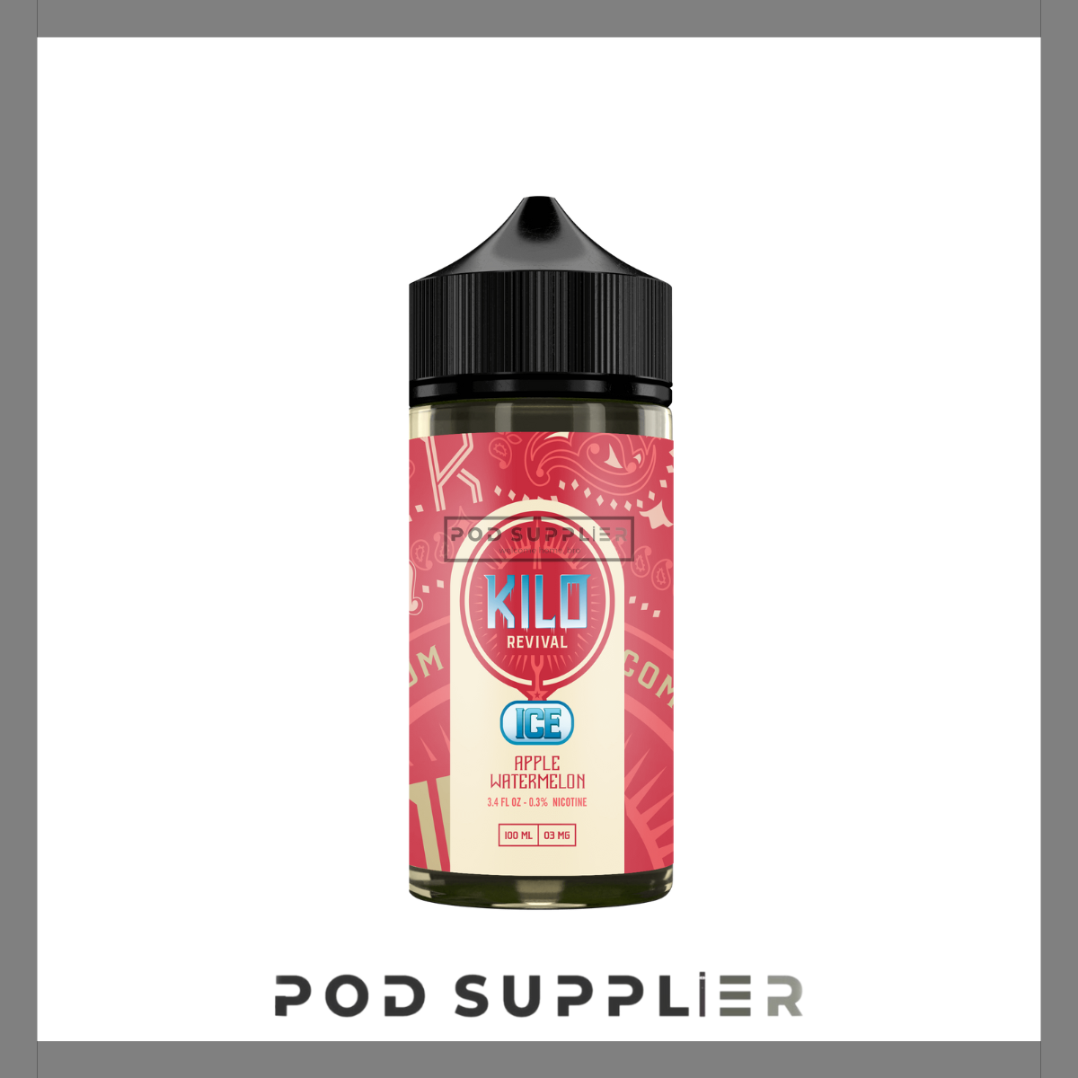  Apple Watermelon Ice ( Táo Dưa Hấu Lạnh ) By Kilo Revival TFN Freebase 100ML 