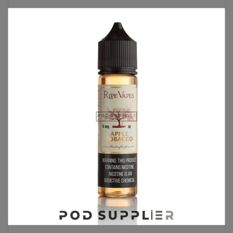  Apple Tobacco ( Thuốc Lá Vỏ Táo Xanh ) By Ripe Vapes Freebase 60ML 