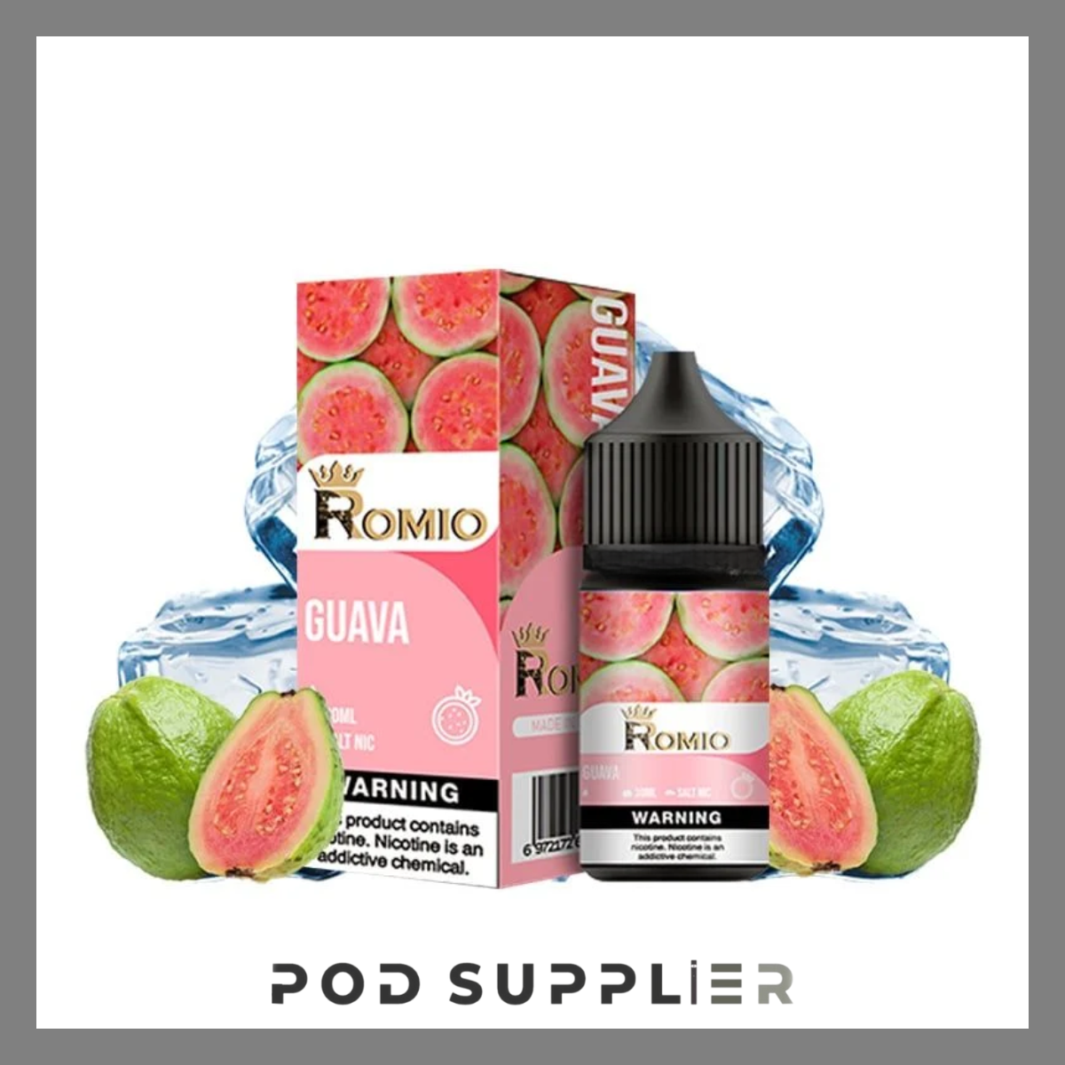  Guava ( Ổi Lạnh ) By Romio King Ice Salt Nic 30ML 