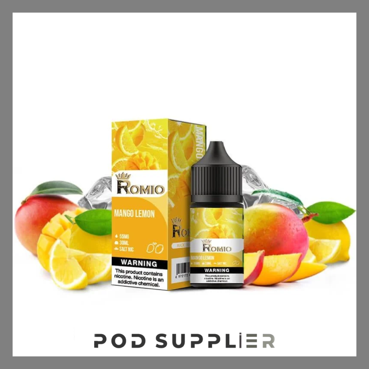  Mango Lemon ( Xoài Chanh Lạnh ) By Romio King Ice Salt Nic 30ML 