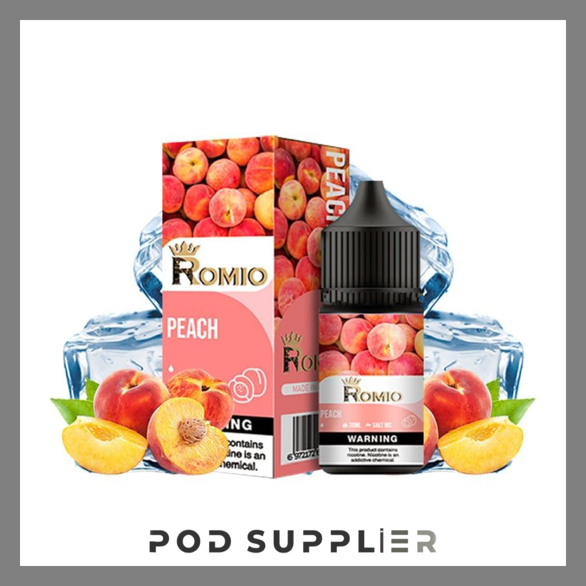  Peach ( Đào Lạnh ) By Romio King Ice Salt Nic 30ML 