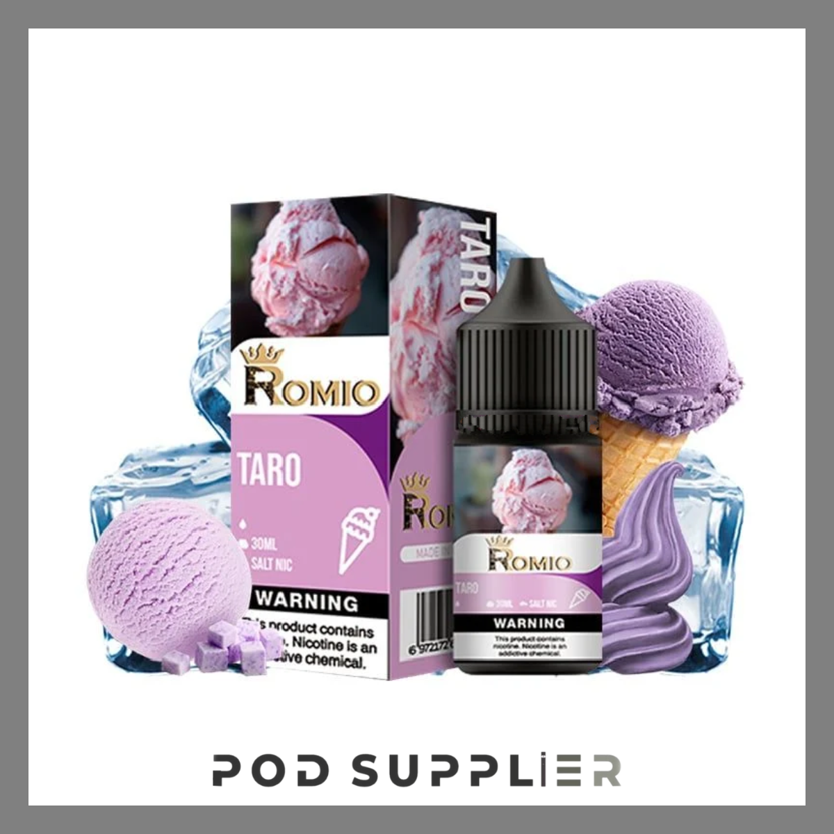  Taro ( Kem Khoai Môn Lạnh ) By Romio King Ice Salt Nic 30ML 