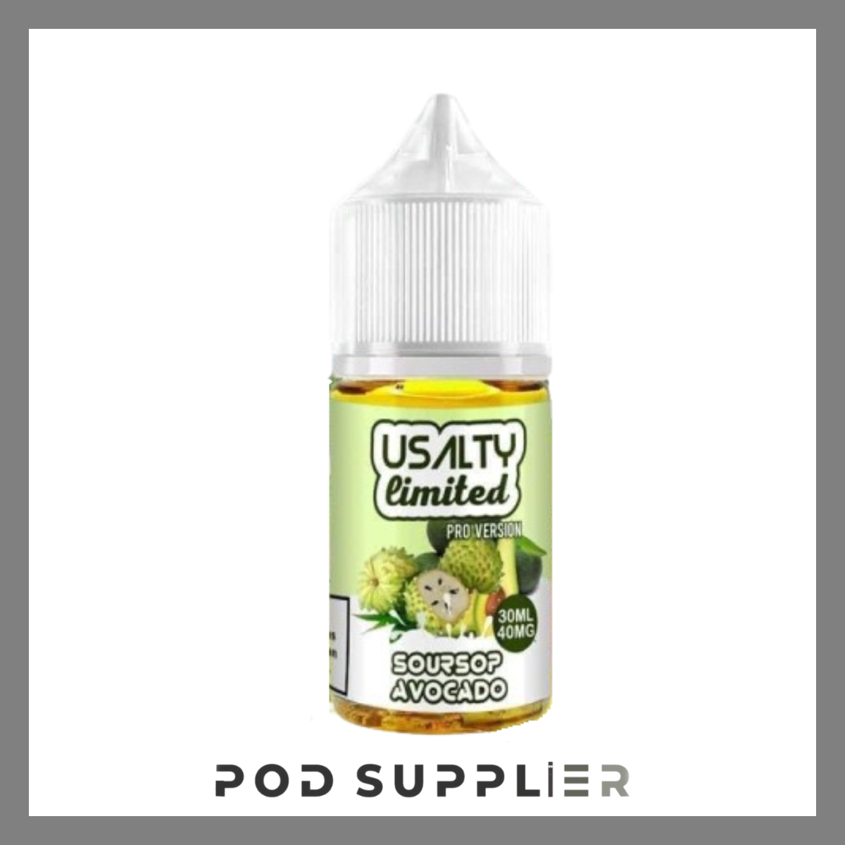  Soursop Avocado ( Mãng Cầu Bơ Lạnh ) By Usalty Limited Salt Nic 30ML 