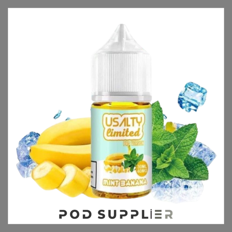 Banana Mint ( Chuối Bạc Hà Lạnh ) By Usalty Limited Salt Nic 30ML
