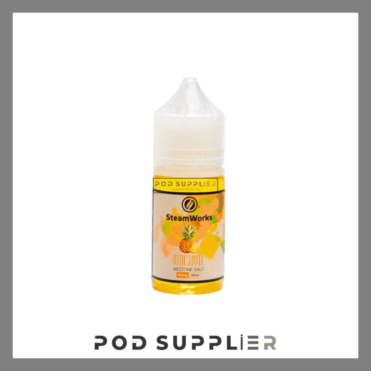  Pineapple ( Dứa Lạnh ) by SteamWorks Salt Nic 30ML 