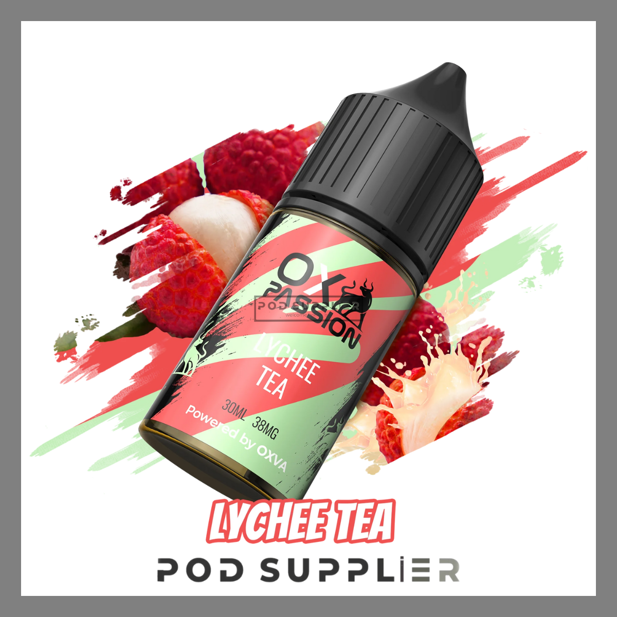  Lychee Tea ( Trà Vải Lạnh ) By OXVA Passion Juice Salt Nic 30ML 