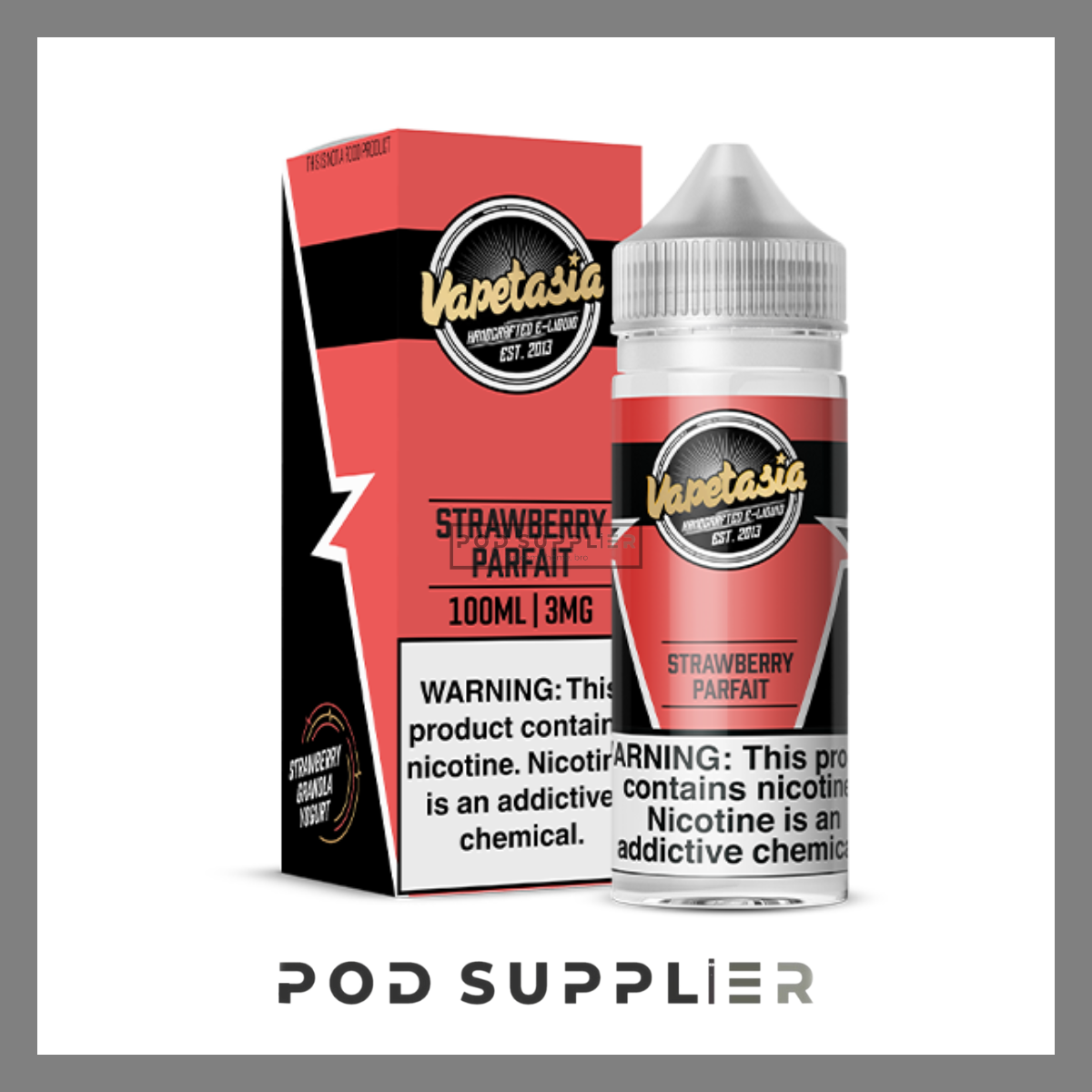  Strawberry Parfait ( Dâu Yogurt ) By Vapetasia Freebase 