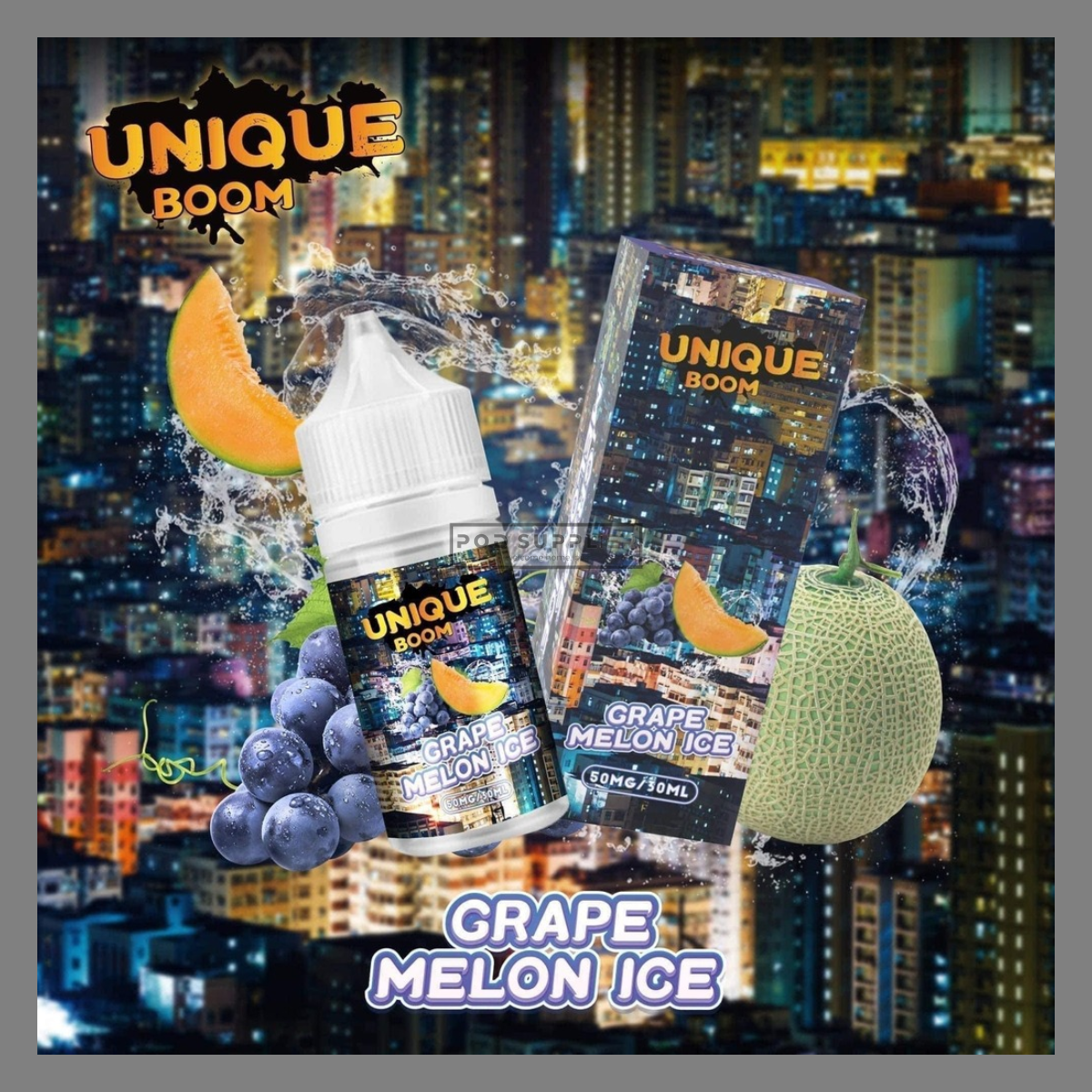  Grape Ice ( Nho Lạnh ) By Unique Boom Salt Nic 30ML 