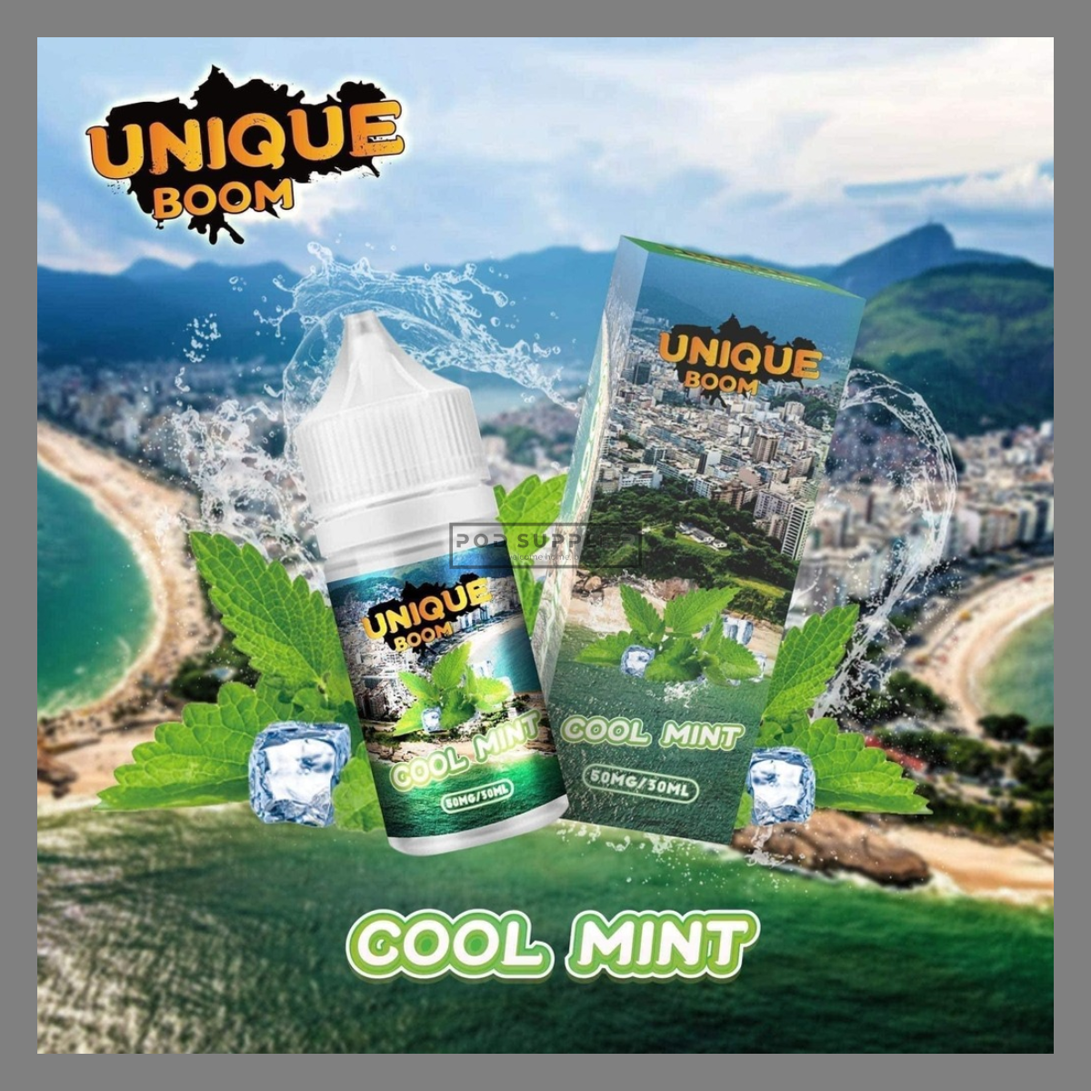  Cool Mint ( Bạc hà Lạnh ) By Unique Boom Salt Nic 30ML 
