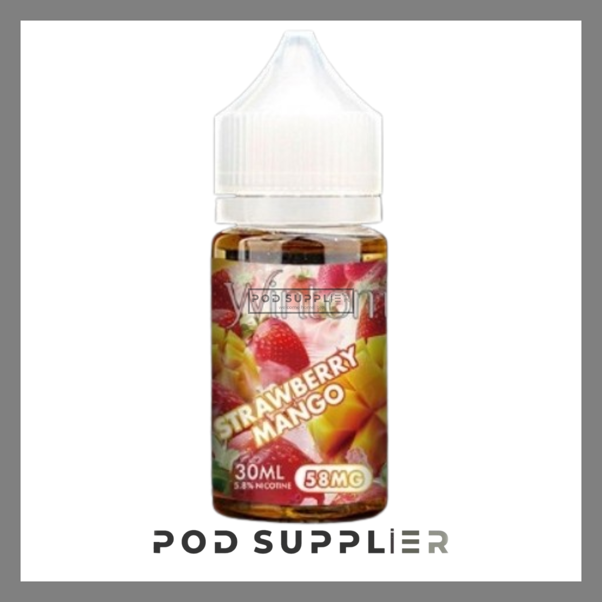  Strawberry Mango ( Xoài Dâu Lạnh ) By Wintom Saltnic 30ML 