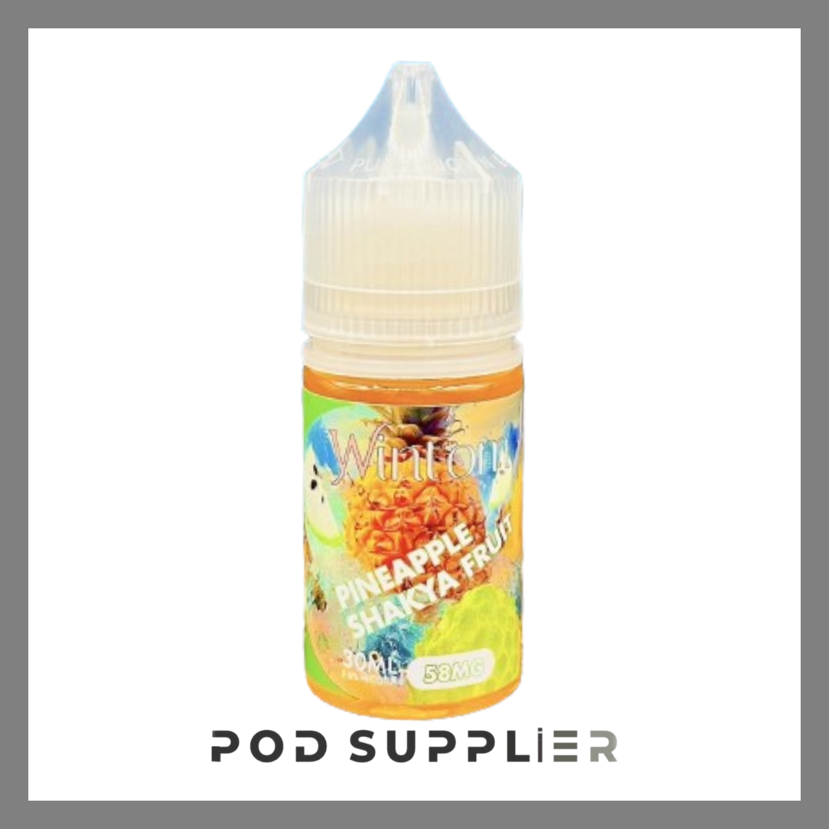  Pineapple Shakya ( Dứa Mãng Cầu Lạnh ) By Wintom Saltnic 30ML 