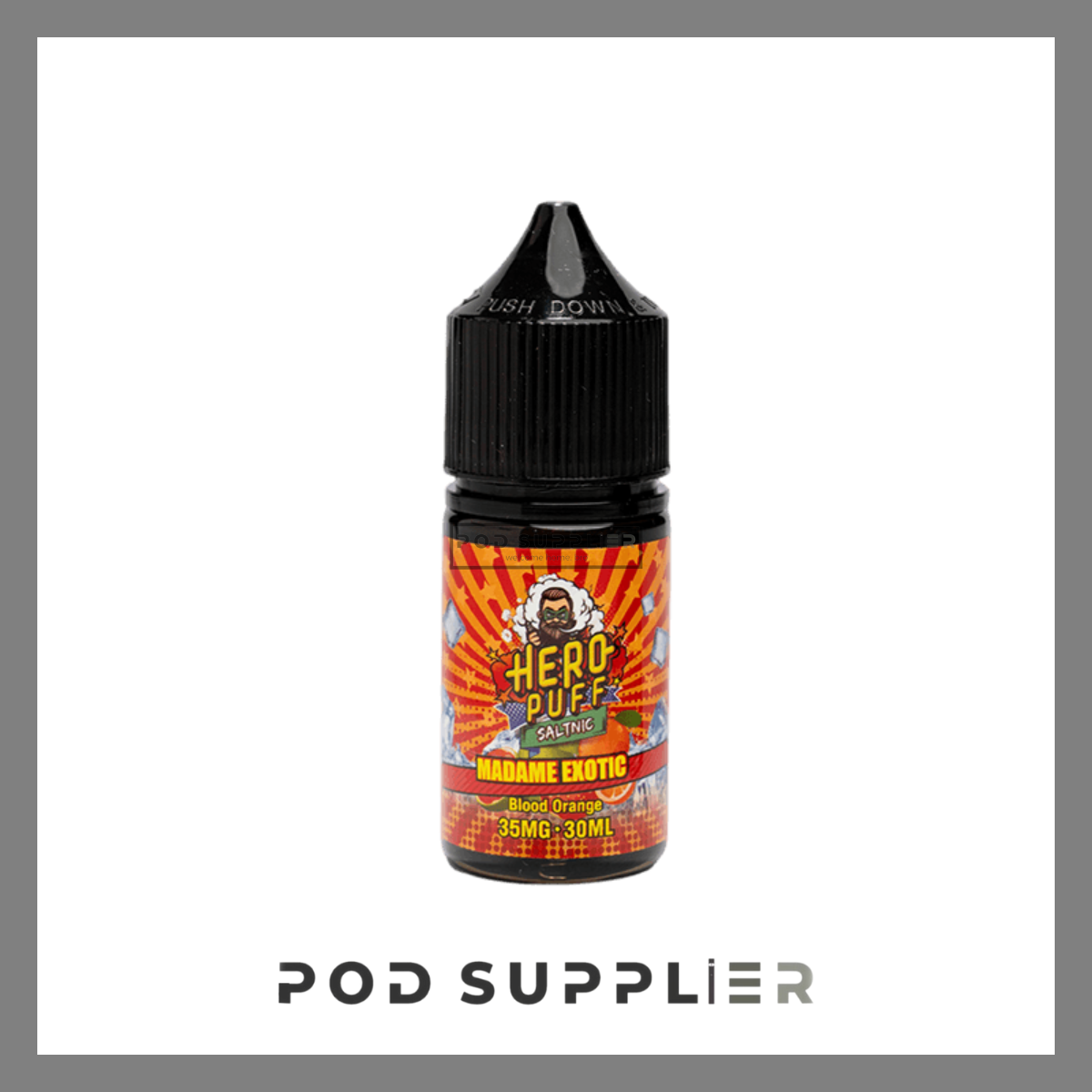  Madame Exotic ( Cam Đỏ Lạnh ) By Hero Puff Salt Nic 30ML 
