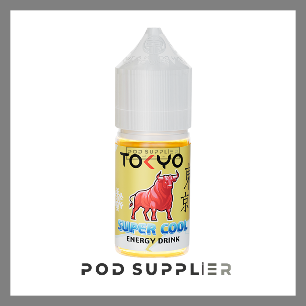  Energy Drink ( Nước Tăng Lực Lạnh ) By Tokyo Super Cool Saltnic 30ML 
