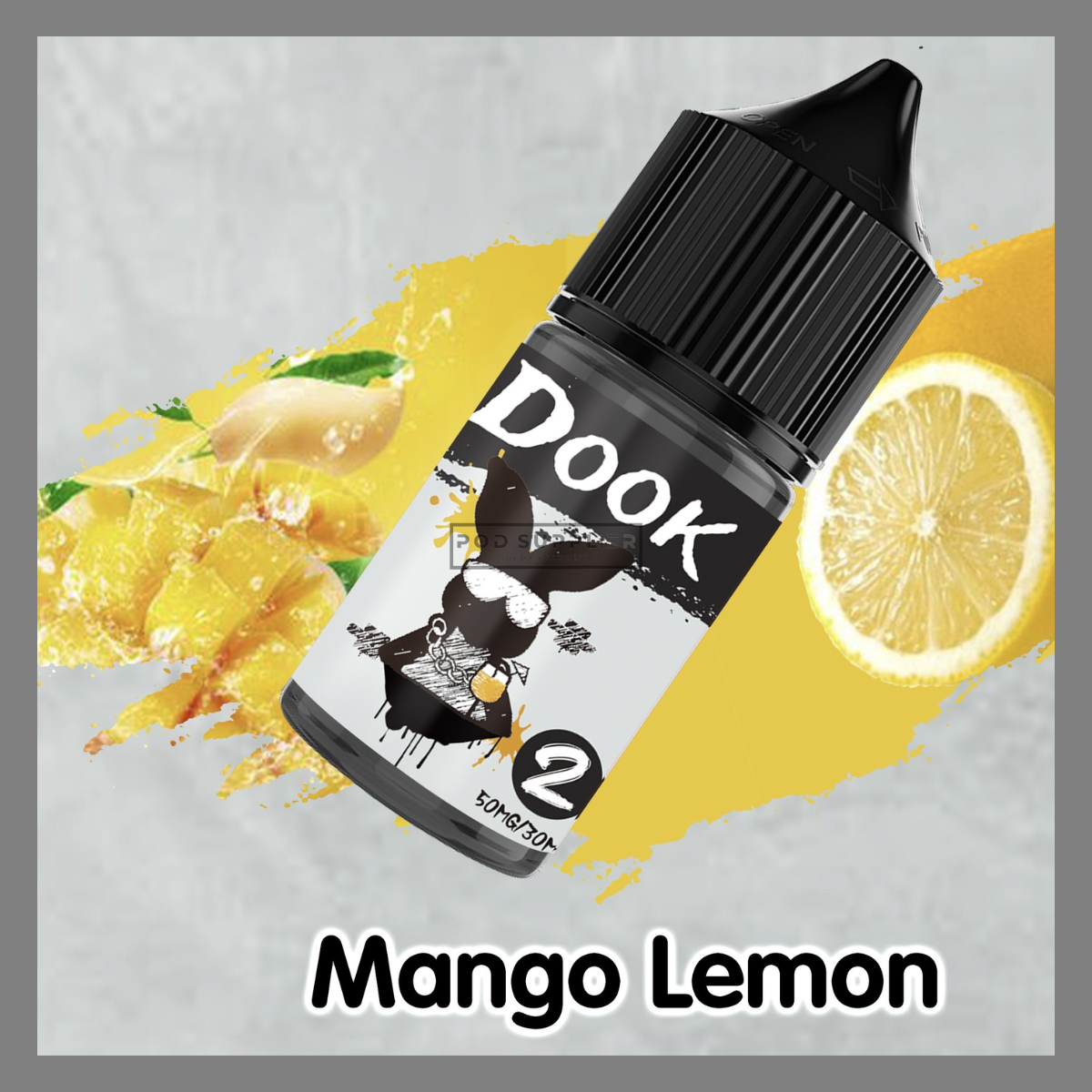  No.2 Mango Lemon ( Xoài Chanh lạnh ) By Dook E-Juice Saltnic 30ML 