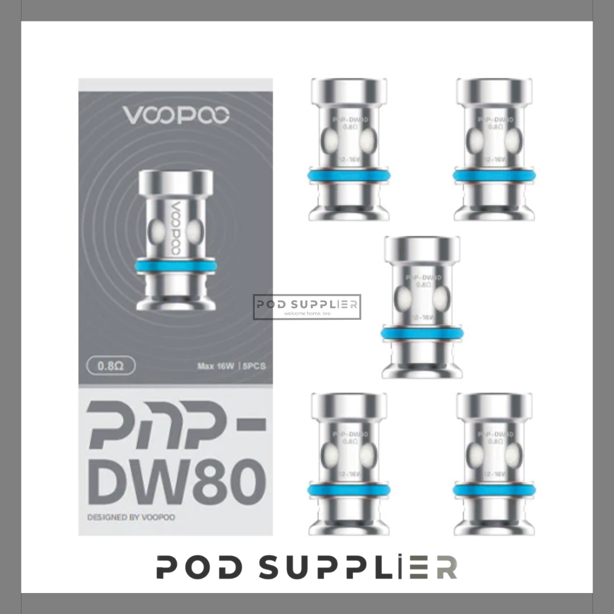  Coil OCC PnP DW80 0.8ohm thay thế cho VOOPOO Vinci 3 