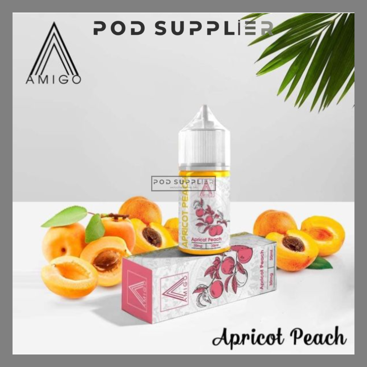  Apricot Peach ( Đào Mơ Lạnh ) By Amigo Salt Nic 30ML 