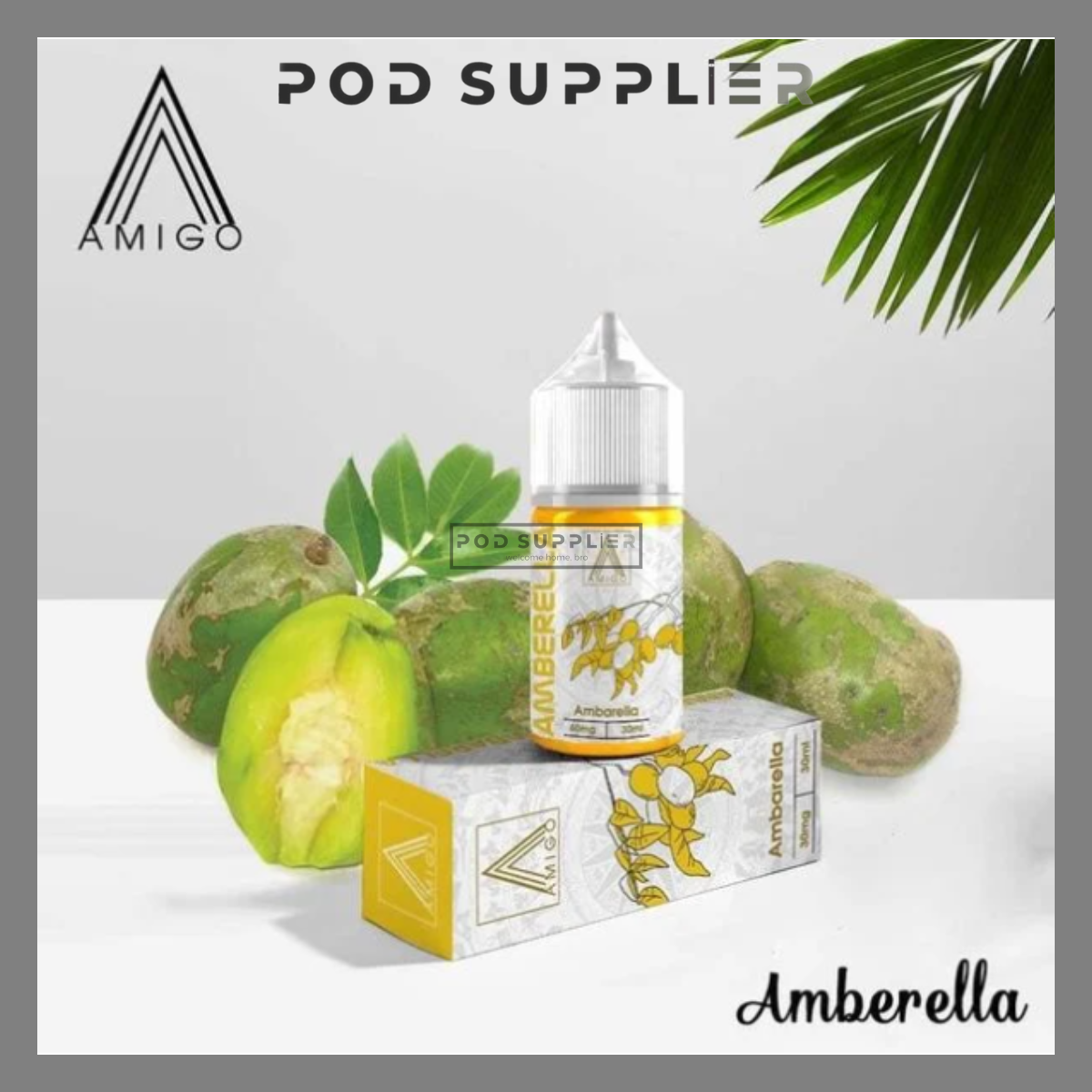  Ambarella ( Cóc Lạnh ) By Amigo Salt Nic 30ML 