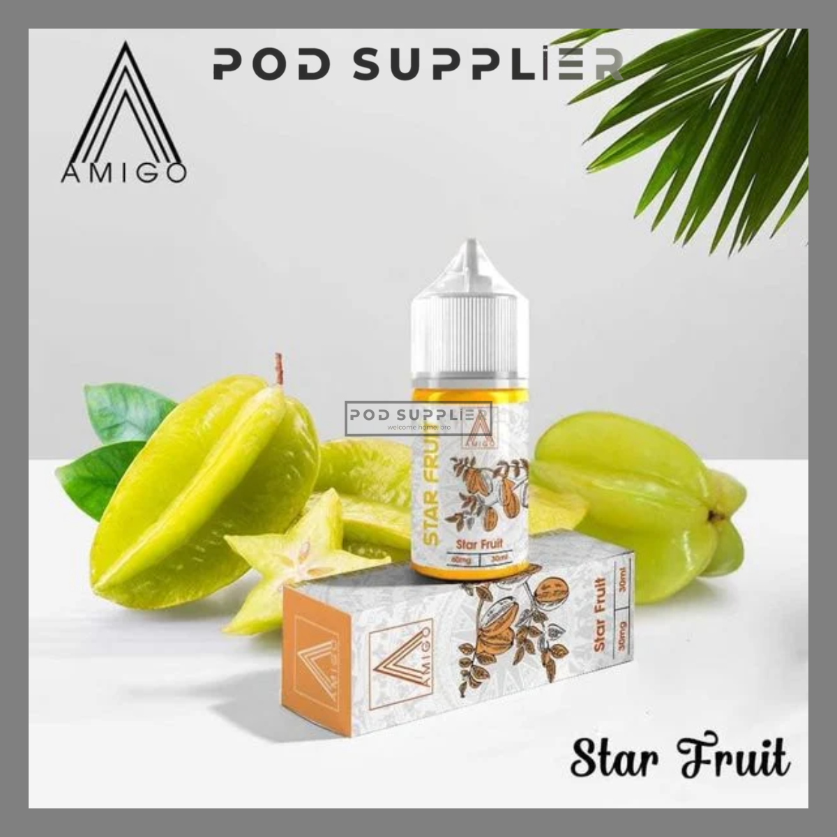  Star Fruit ( Khế Lạnh ) By Amigo Salt Nic 30ML 