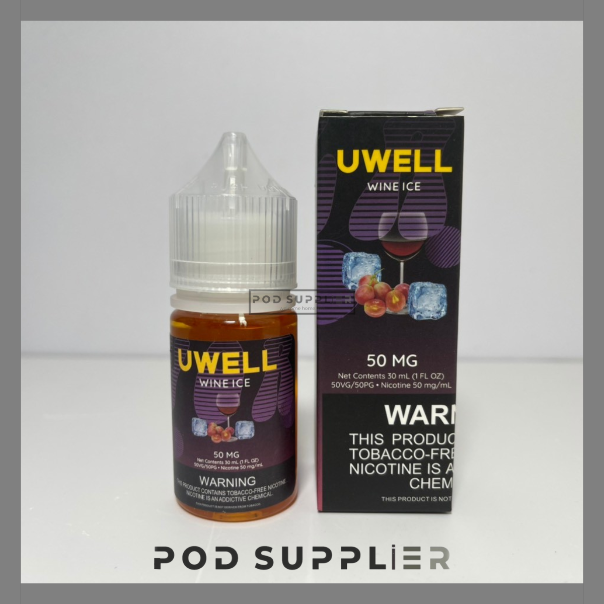  Wine Ice ( Rượu Vang Nho Lạnh ) By Uwell Salt Nic 30ML 