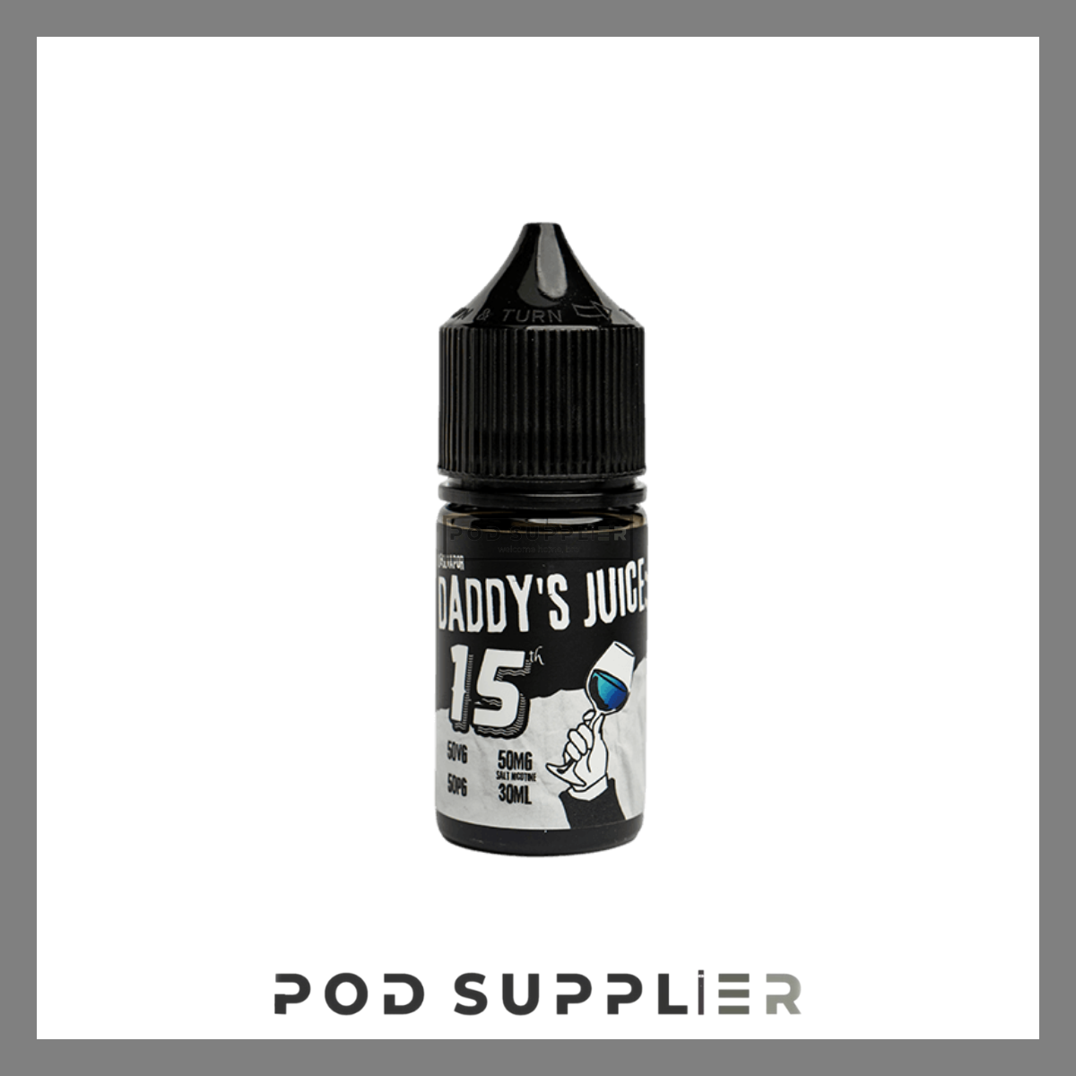  No.15 Lychee Coconut ( Vải Dừa ) By Daddy's Juice Salt Nic 30ML 