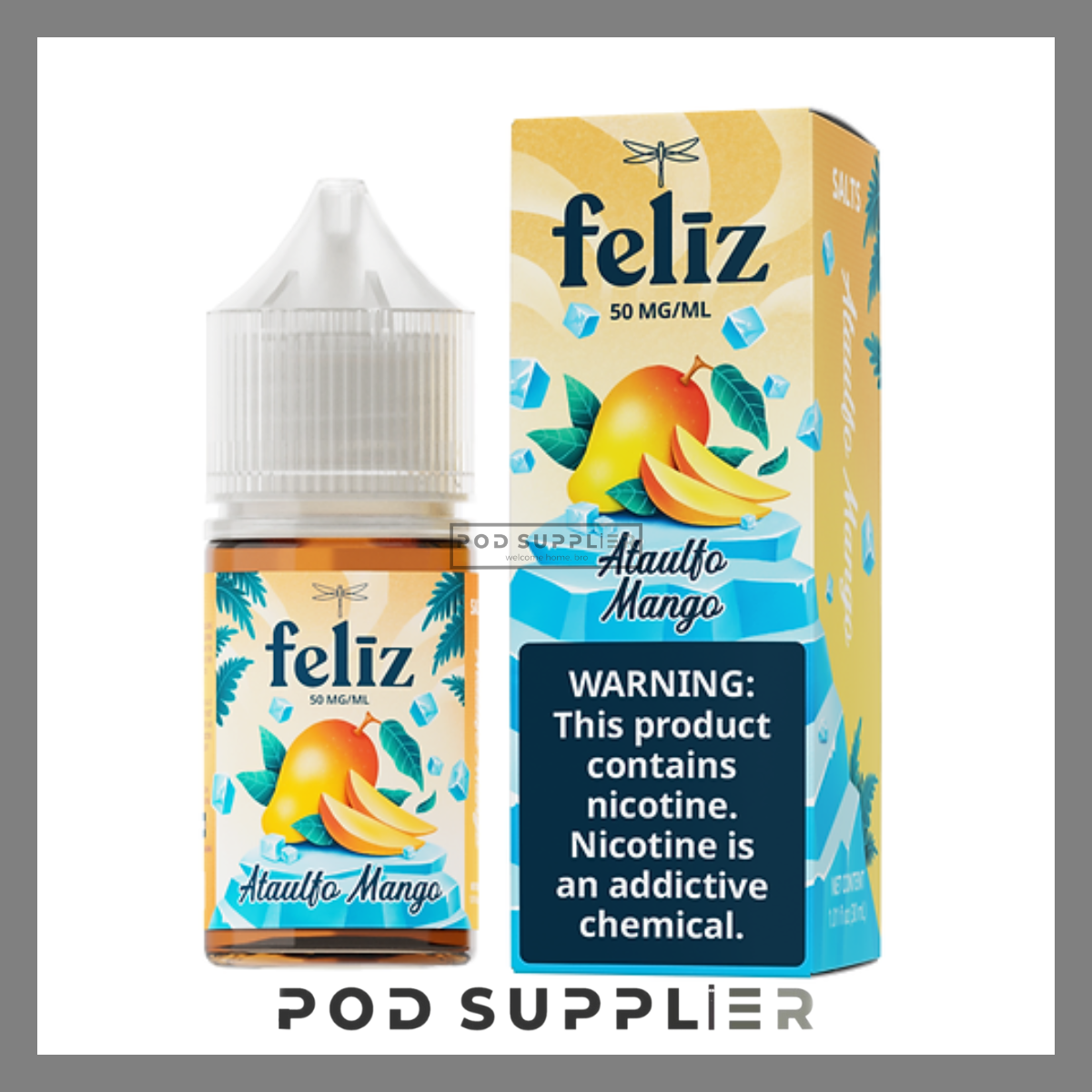  Ataulto Mango ( Xoài Chín Lạnh ) By Feliz Salt Nic 30ML 