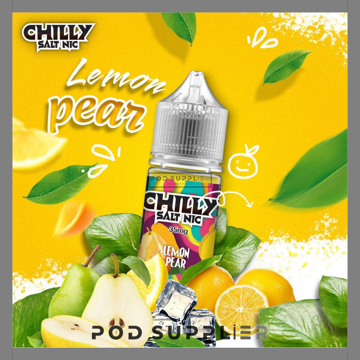  Lemon Pear ( Chanh Lê ) By Chilly Salt Nic 30ML 