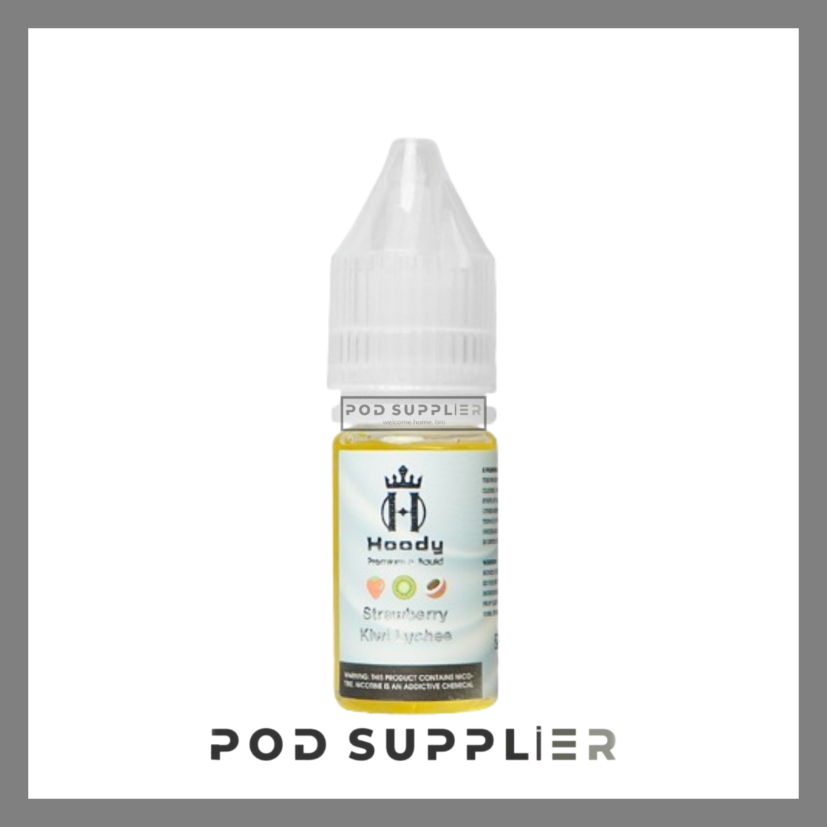  Strawberry Lychee Kiwi ( Dâu Vải Kiwi Lạnh ) By Hoody Salt Nic 10ML 