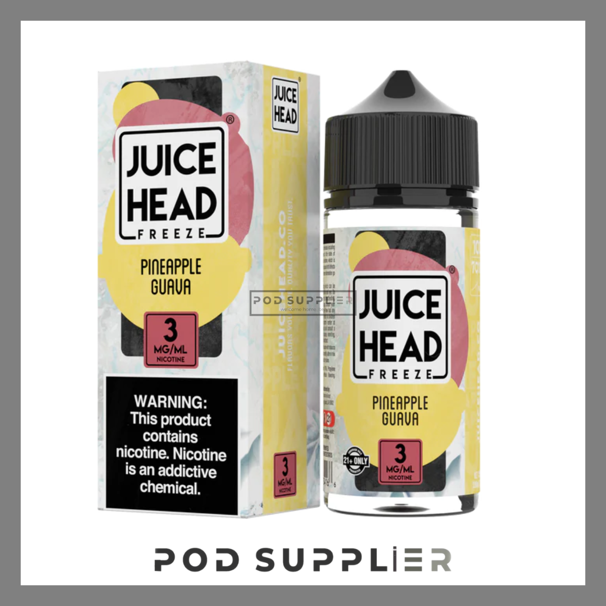  Pineapple Guava ( Dứa Ổi Lạnh ) By Juice Head Extra Freeze Freebase 100ML 