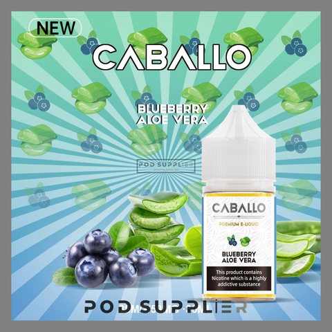 Blueberry Aloe Vera ( Việt Quất Nha Đam Lạnh ) By Caballo Salt Nic 30ML