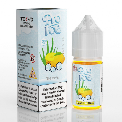  Mango Pineapple Aloe Vera Ice ( Xoài Dứa Nha Đam Lạnh ) By Tokyo Pro Ice Salt Nic 