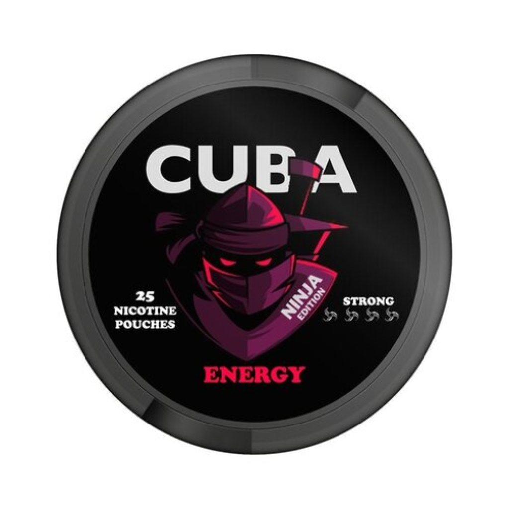  CUBA Ninja Energy ( Nước Tăng Lực ) Slim Strong 15mg ( Hộp 25 Túi/Pouches ) 