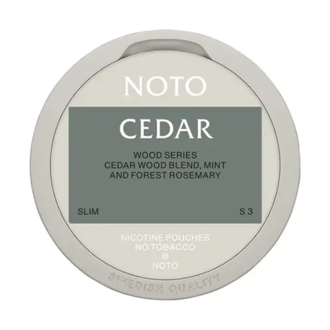  NOTO Cedar ( Tuyết Tùng Hương Thảo Rừng Bạc Hà ) Slim Medium 8.4mg 
