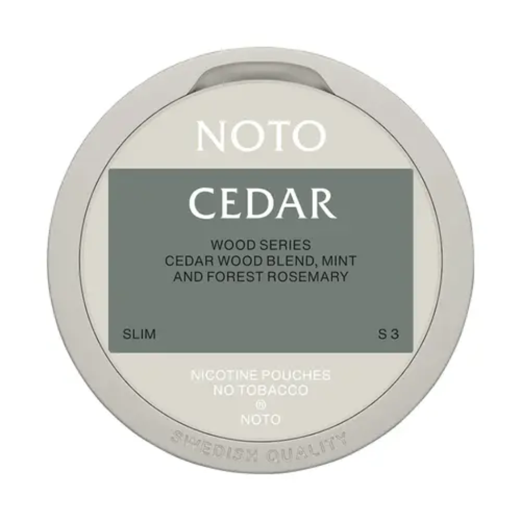  NOTO Cedar ( Tuyết Tùng Hương Thảo Rừng Bạc Hà ) Slim Medium 8.4mg 