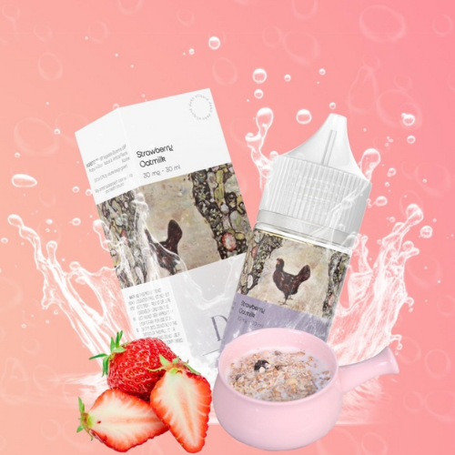  Strawberry Oatmilk ( Sữa Yến Mạch Dâu ) By Deko Salt Nic 30ML 