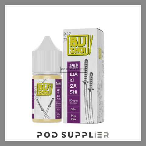 WAKIZASHI ( Trà Đen Mix Quả Mọng Lạnh ) By Bushou Salt Nic 30ML