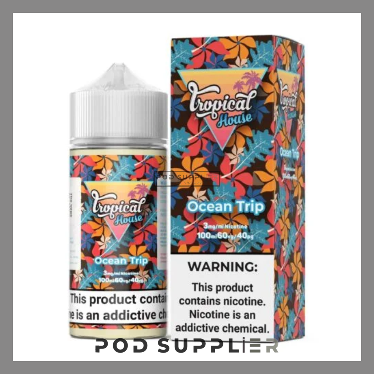  Ocean Trip ( Dứa Xoài Đào Lạnh ) By Tropical House Freebase 100ML 