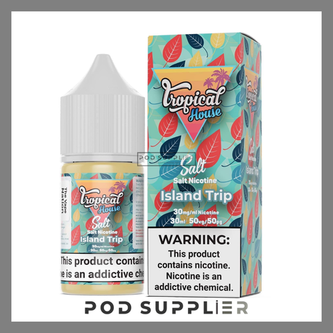 Island Trip ( Dứa Dừa Rượu Rum Lạnh ) Tropical House Salt Nic