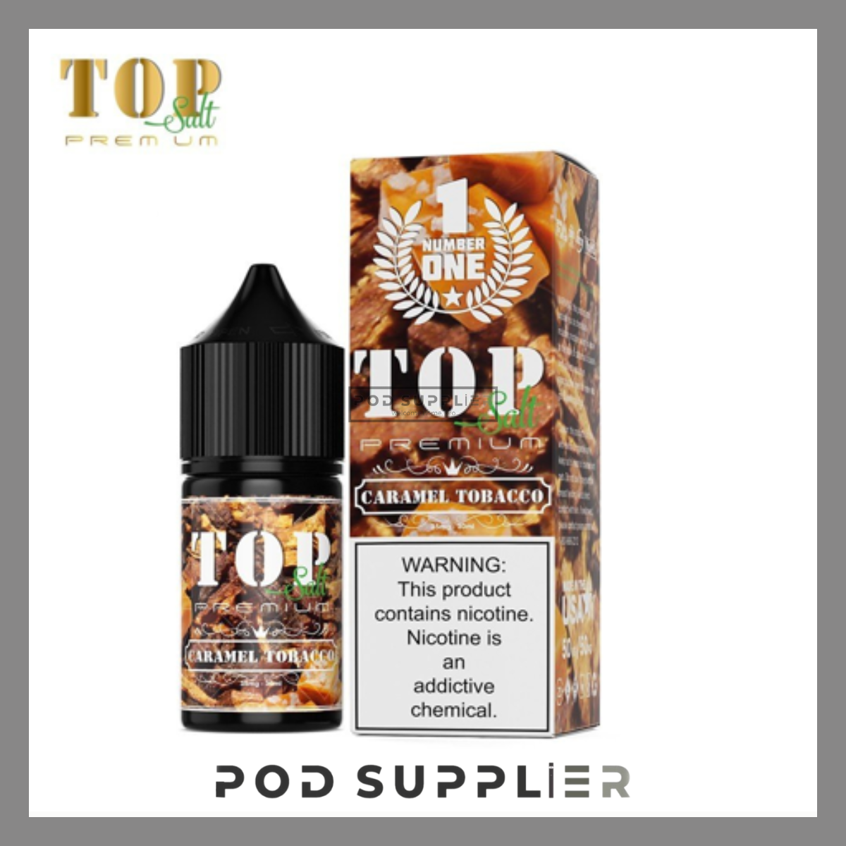  Caramel Tobacco ( Thuốc Lá Caramel ) By Top Premium Salt Nic 30ML 