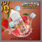  HONEY PEACH STRAWBERRY ( Mật Ong Đào Dâu Tây Lạnh ) by XCandy Pod Salt Nic 30ML 