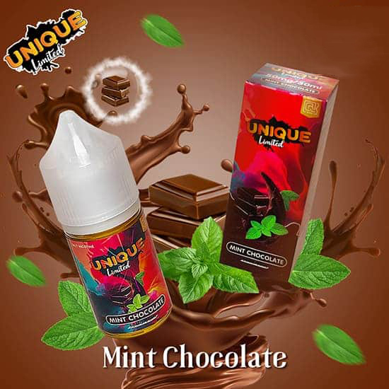  Mint Chocolate ( Socola Bạc Hà Lạnh ) By Unique Limited  Salt Nic 30ML 