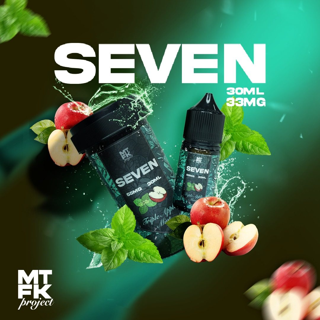  Triple Apple Mint ( Táo Bạc Hà Lạnh ) By MTFK Seven Salt Nic 30ML 