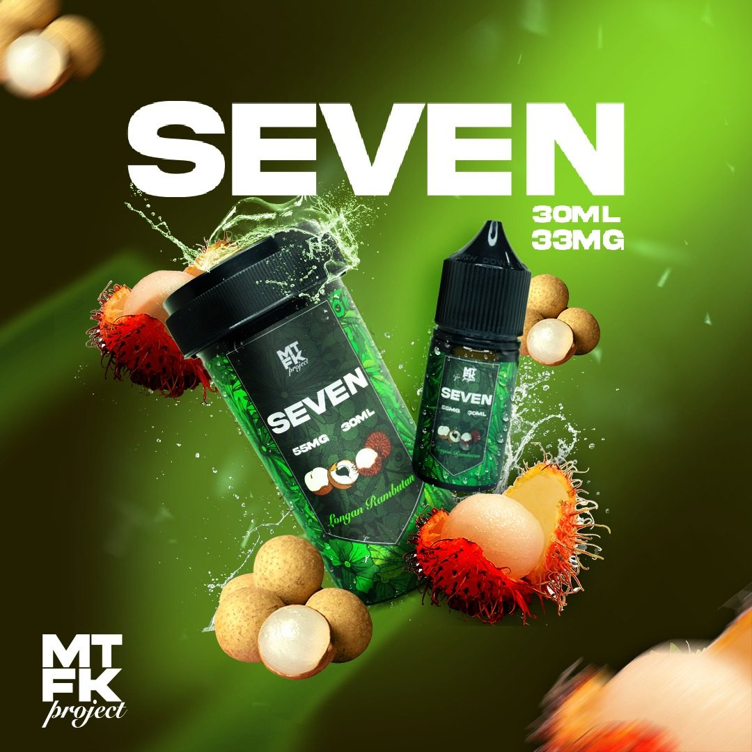  Longan Rambutan ( Nhãn Chôm Chôm Lạnh ) By MTFK Seven Salt Nic 30ML 